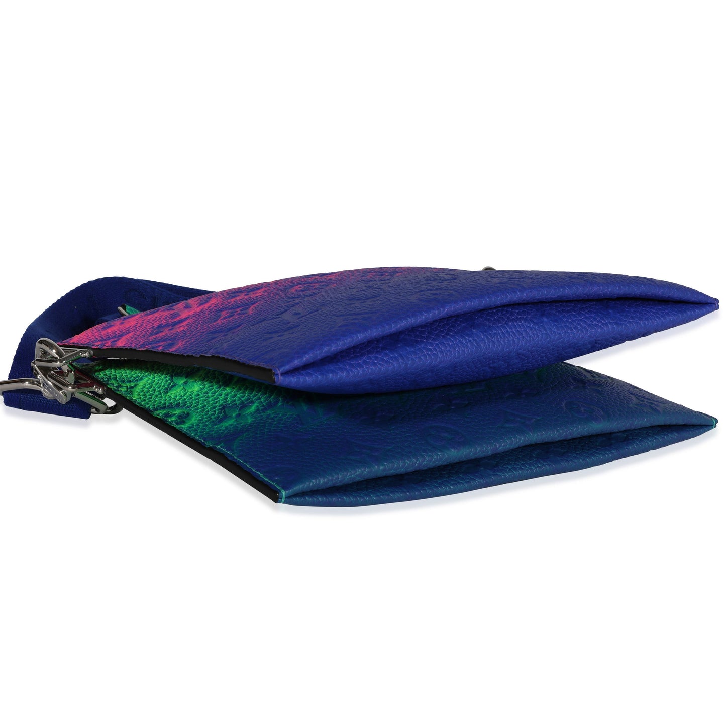 Louis Vuitton Louis Vuitton x Virgil Abloh Multicolor Monogram Taurillon Illusion Trio Pouch