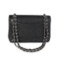 Chanel Black Quilted Caviar Jumbo Classic Double Flap Handbag
