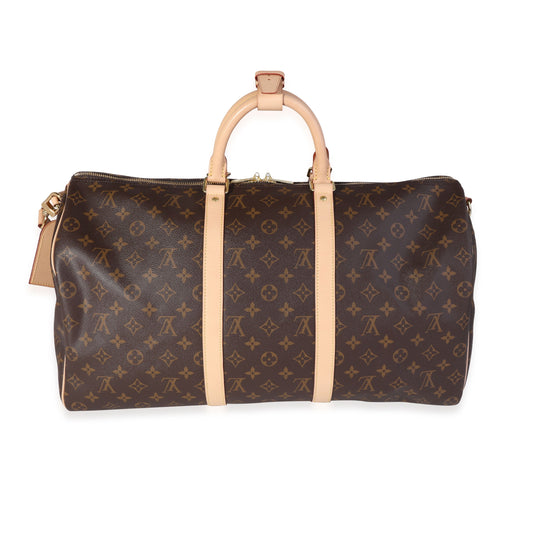 Louis Vuitton Louis Vuitton Monogram Canvas Keepall Bandoulière 50