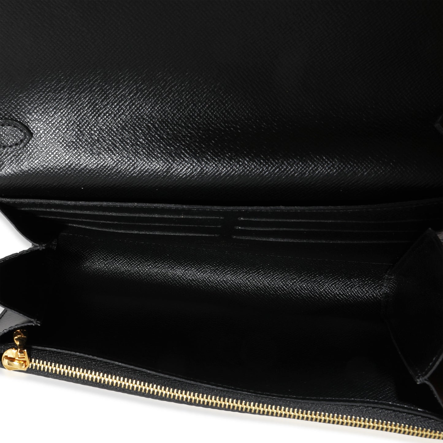 Louis Vuitton Louis Vuitton Black Blooming Flowers Epi Twist Chain Wallet