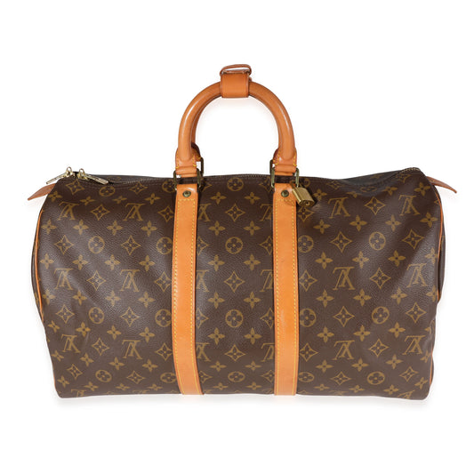 Louis Vuitton   Monogram Canvas Keepall 45