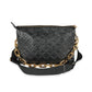 Louis Vuitton Louis Vuitton Black Monogram Puffy Lambskin Coussin MM