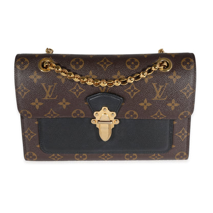 Louis Vuitton Louis Vuitton Monogram Canvas & Black Leather Victoire Bag