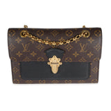Louis Vuitton Louis Vuitton Monogram Canvas & Black Leather Victoire Bag