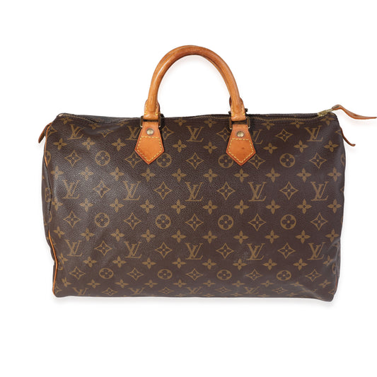 Louis Vuitton Louis Vuitton Monogram Canvas Speedy 40