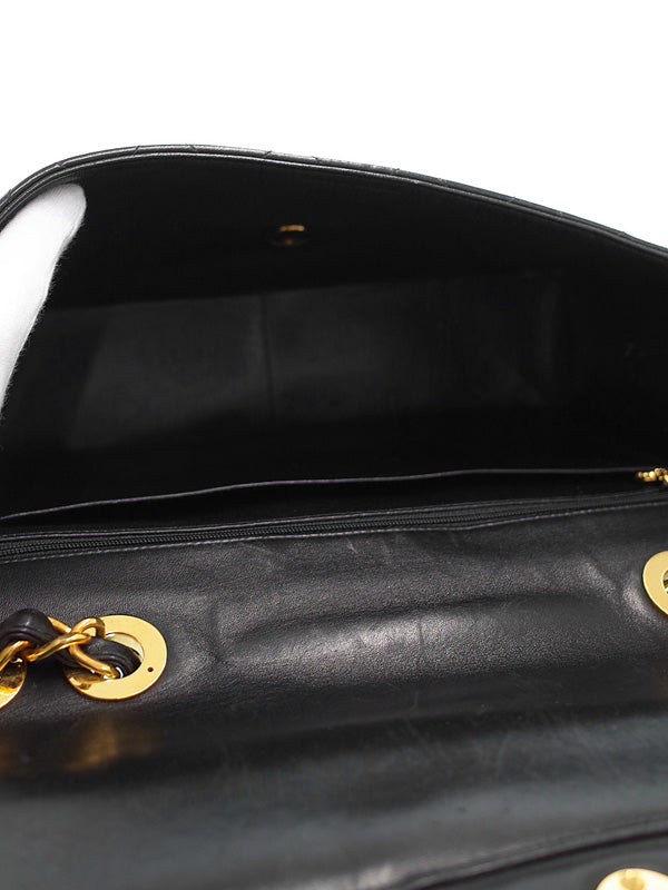 Chanel Deca Matelasse Chain Shoulder Bag Lambskin