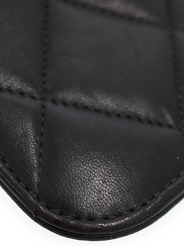 Chanel Deca Matelasse Chain Shoulder Bag Lambskin