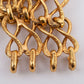 Bracelet articulé en métal doré Chanel