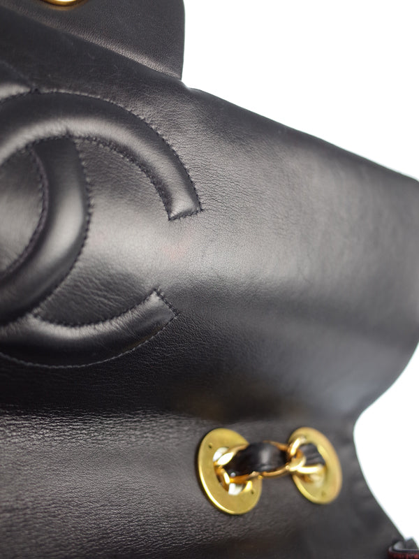 Chanel Deca Matelasse Chain Shoulder Bag Lambskin