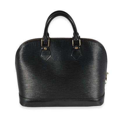 Louis Vuitton Louis Vuitton Black Epi Alma PM