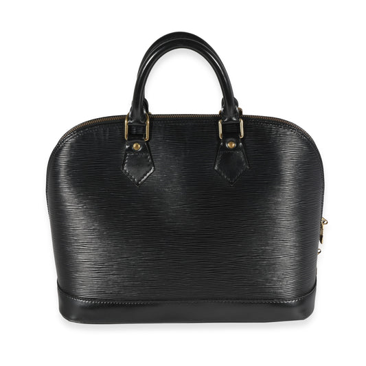 Louis Vuitton Louis Vuitton Black Epi Alma PM