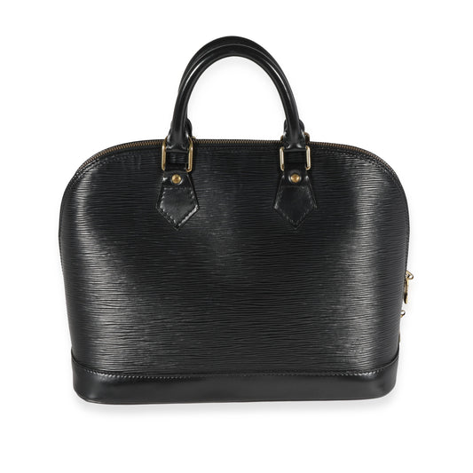 Louis Vuitton Louis Vuitton Black Epi Alma PM