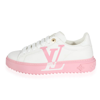 Louis Vuitton Louis Vuitton -  Louis Vuitton Time Out Logo Print - White Pink (37 EUR)