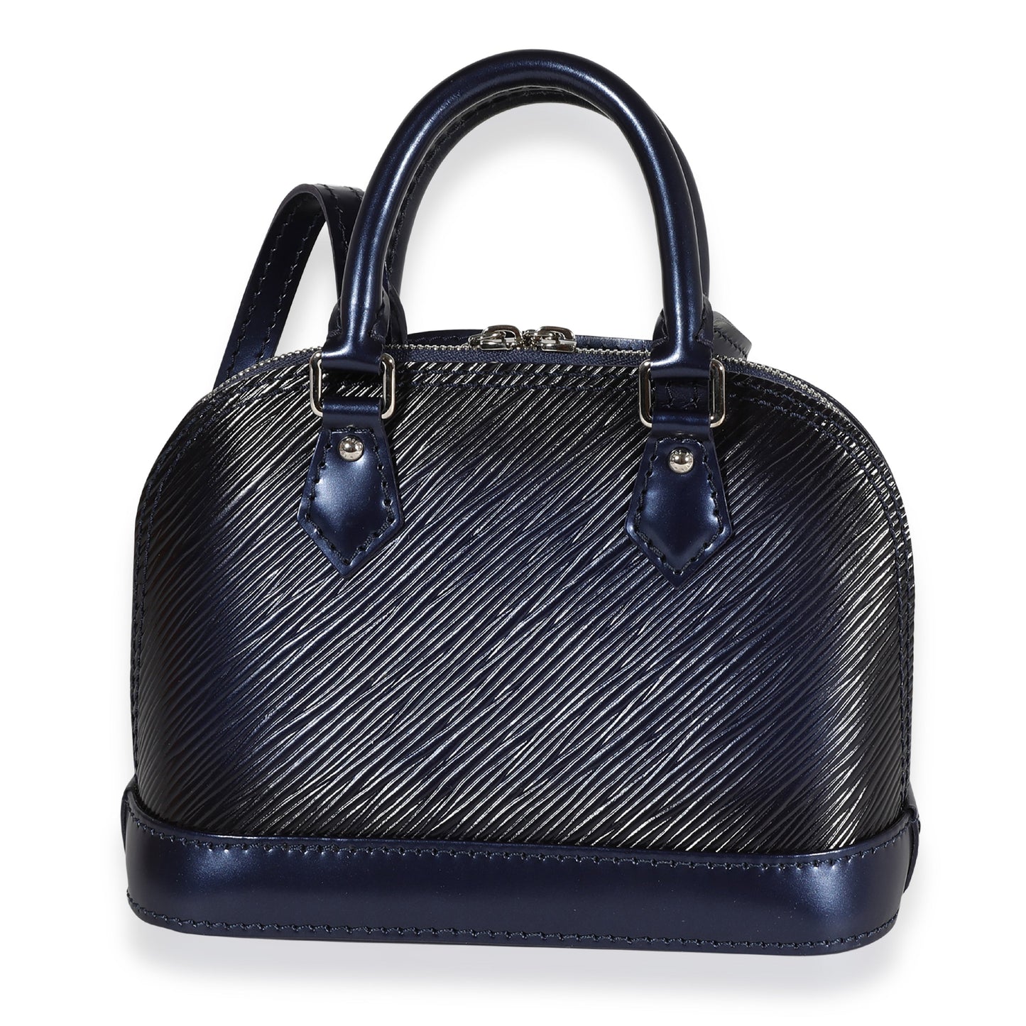 Louis Vuitton Louis Vuitton Navy Epi Sequin Flame Nano Alma