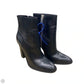 Boots Luxury Designer By Yves Saint Laurent In Black, Size: 9.5