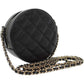 Chanel Matelasse Chain Shoulder Bag Black Caviar Skin