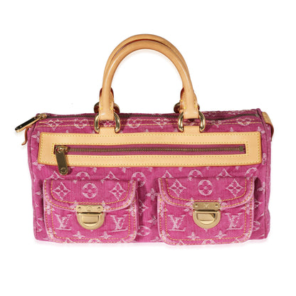 Louis Vuitton Louis Vuitton Fuchsia Monogram Denim Neo Speedy