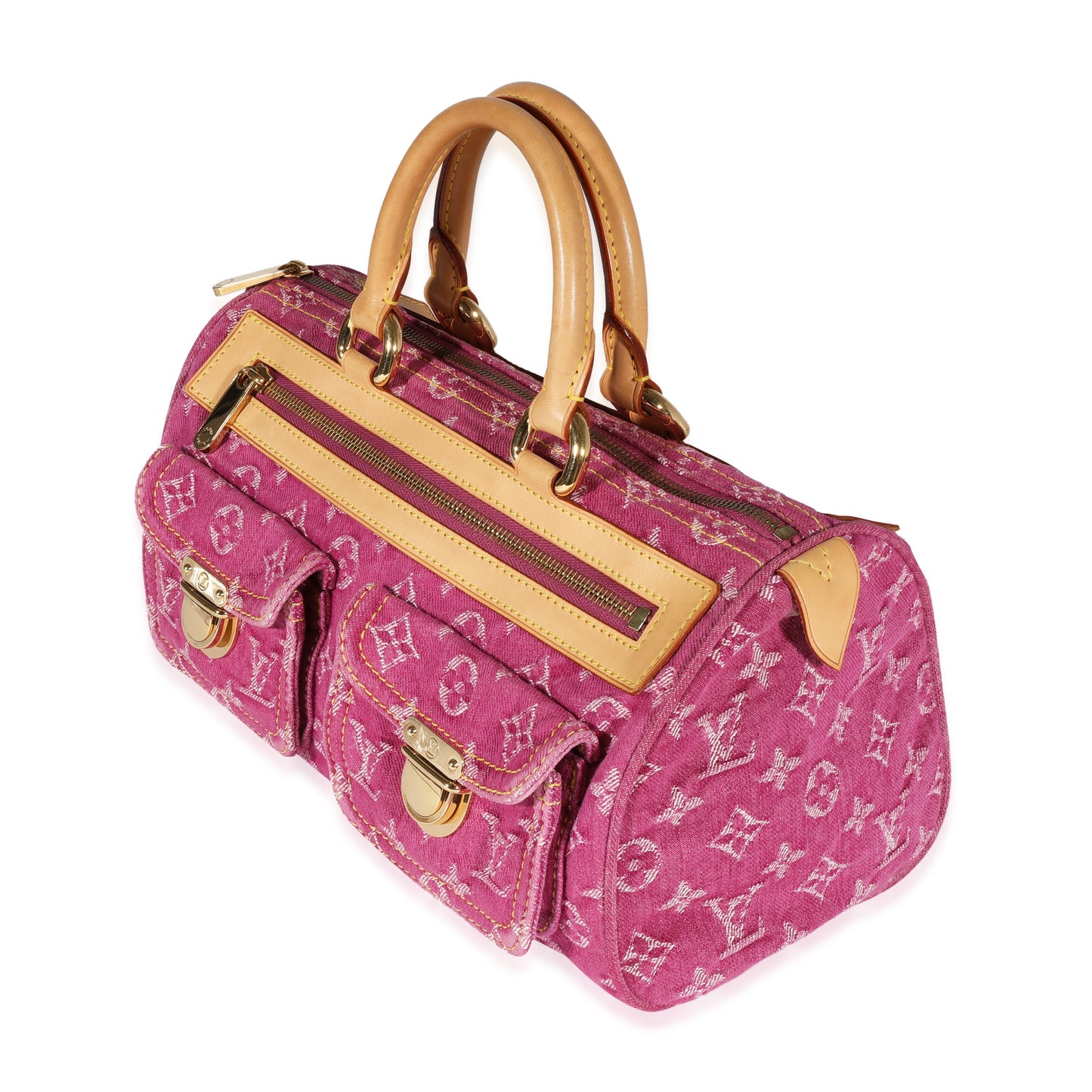 Louis Vuitton Louis Vuitton Fuchsia Monogram Denim Neo Speedy