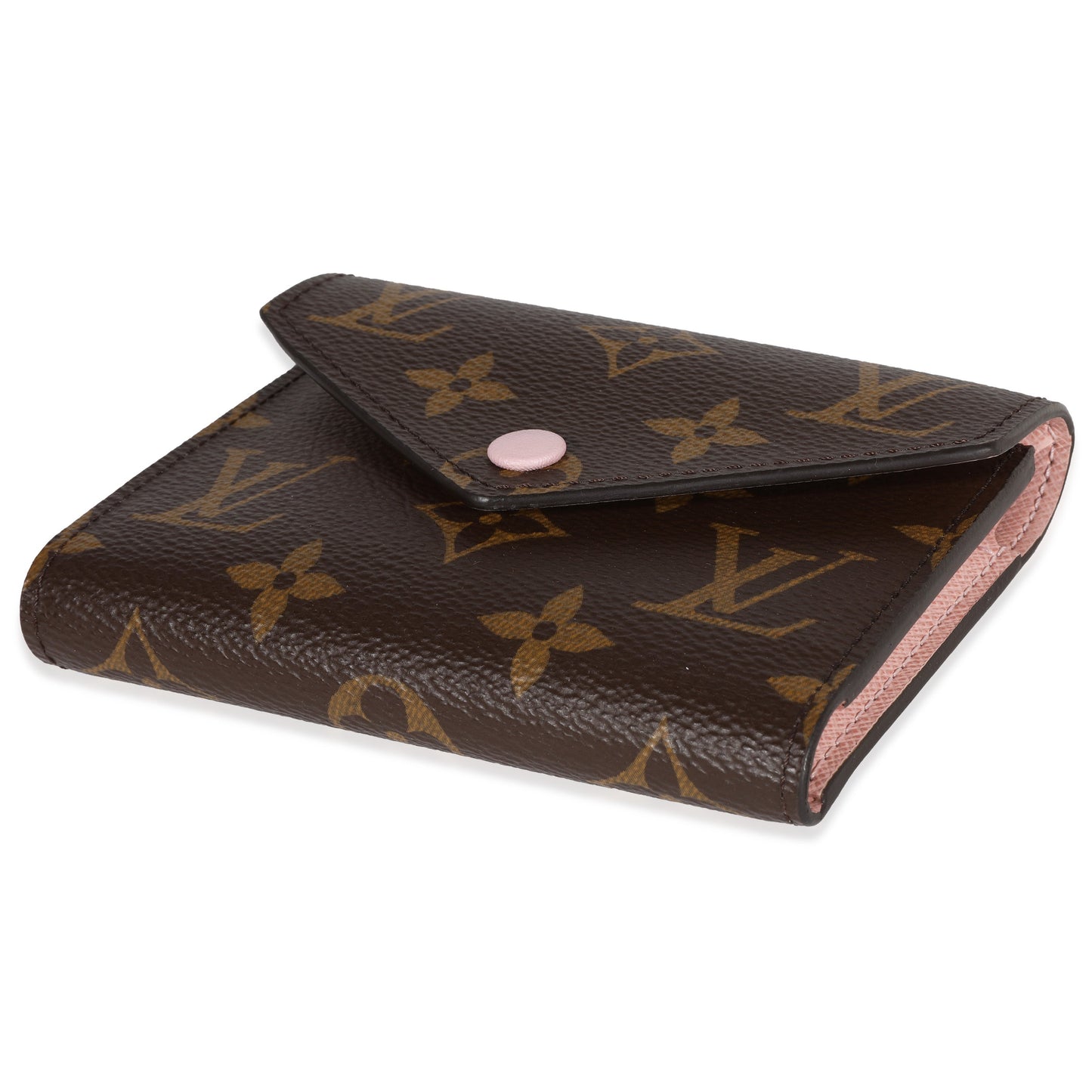 Louis Vuitton Louis Vuitton Monogram Canvas & Rose Ballerine Victorine Wallet