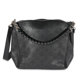 Louis Vuitton Louis Vuitton Black Mahina Leather Babylone Chain BB