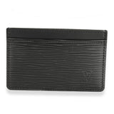 Louis Vuitton Louis Vuitton Black Epi Card Holder