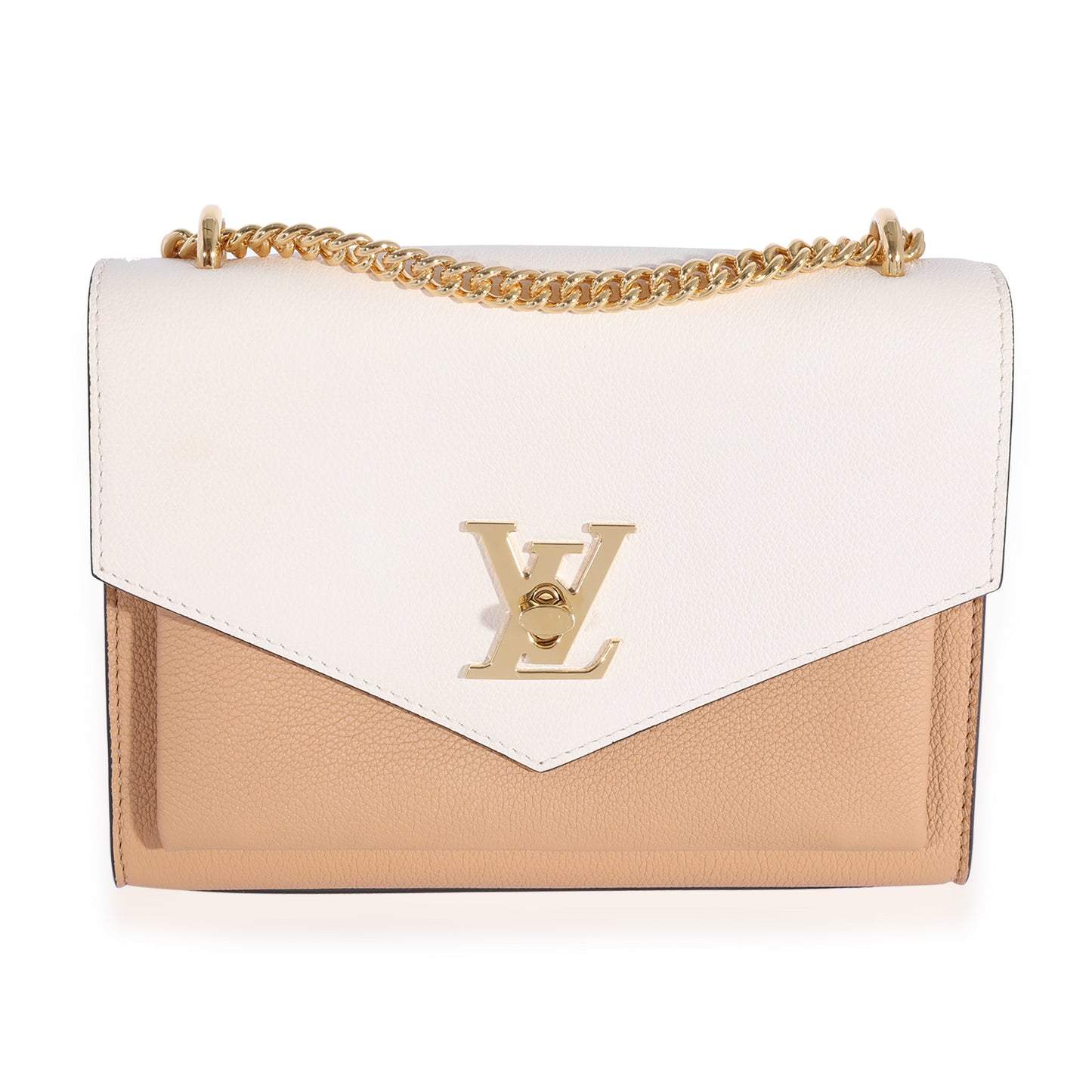 Louis Vuitton Louis Vuitton Tricolor Calf Leather MyLockme Chain Bag