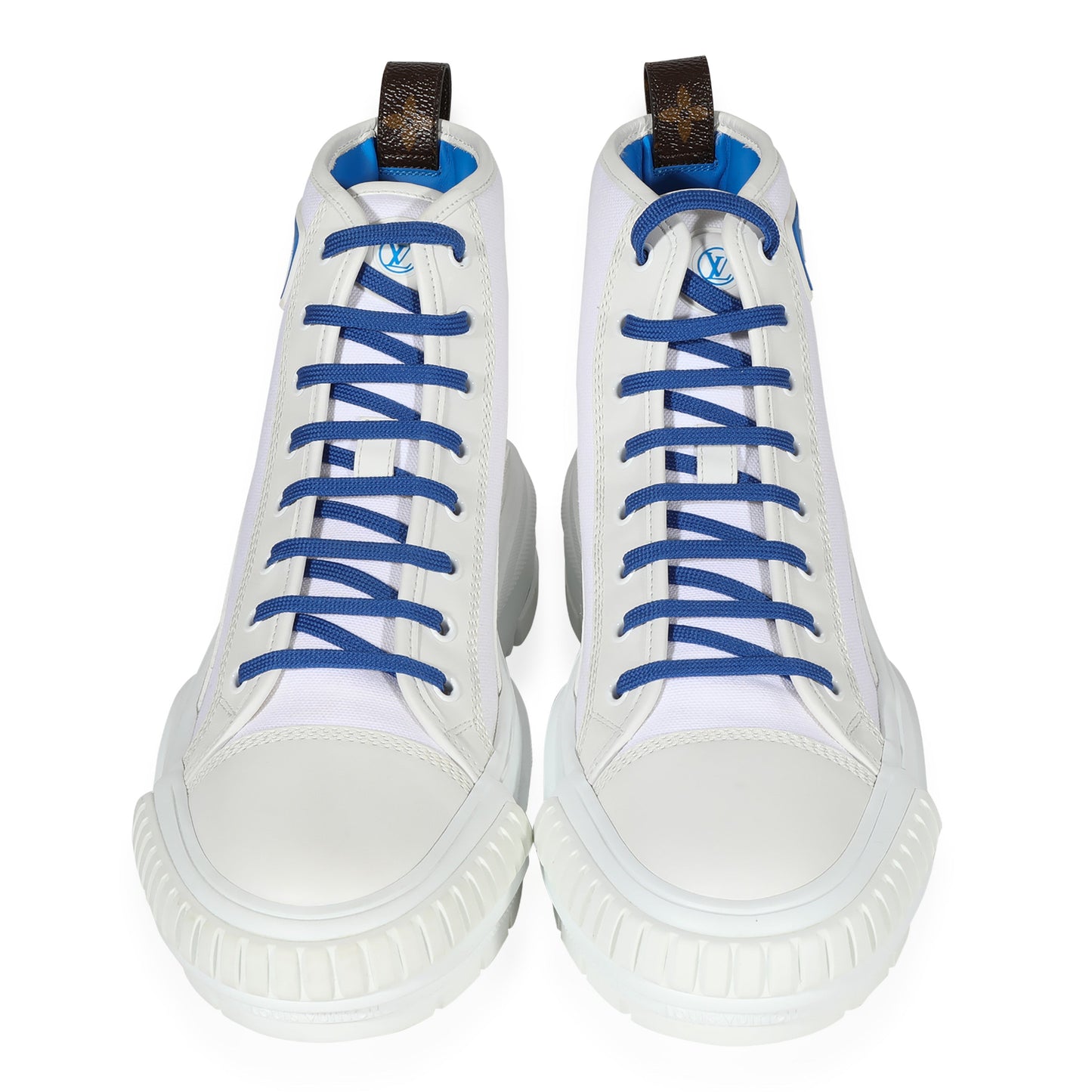 Louis Vuitton Louis Vuitton Squad Sneaker Boot White Blue