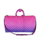 Louis Vuitton Louis Vuitton Pink & Blue Monogram Taurillon Illusion Keepall Bandoulière 50