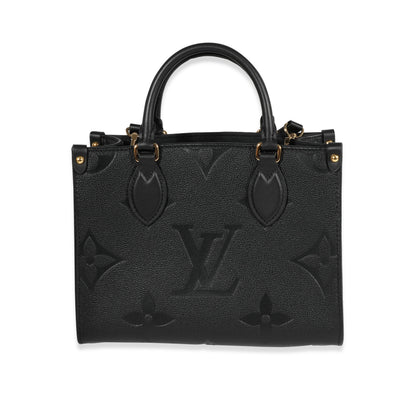 Louis Vuitton Louis Vuitton Black Monogram Empreinte Onthego PM