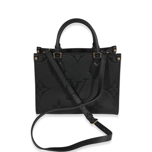 Louis Vuitton Louis Vuitton Black Monogram Empreinte Onthego PM