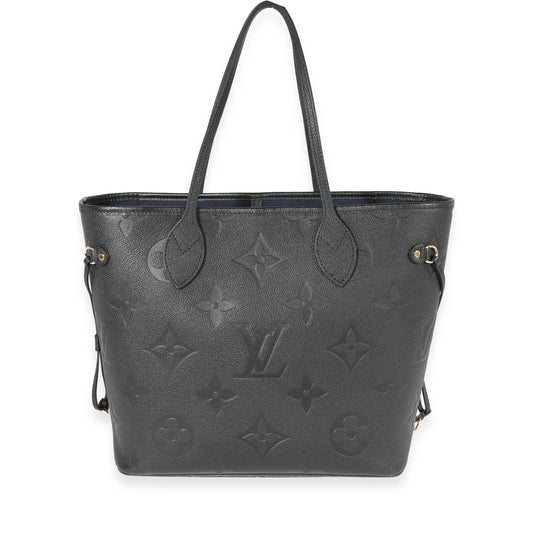 Louis Vuitton Louis Vuitton Black Monogram Empreinte Neverfull MM