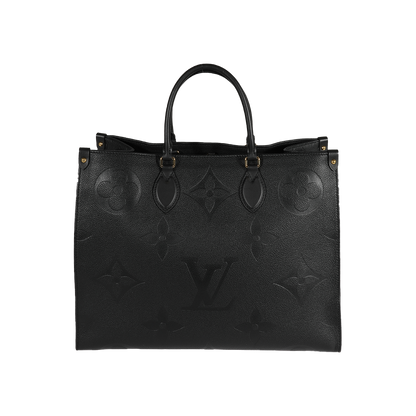 Louis Vuitton Louis Vuitton Black Monogram Empreinte Onthego GM