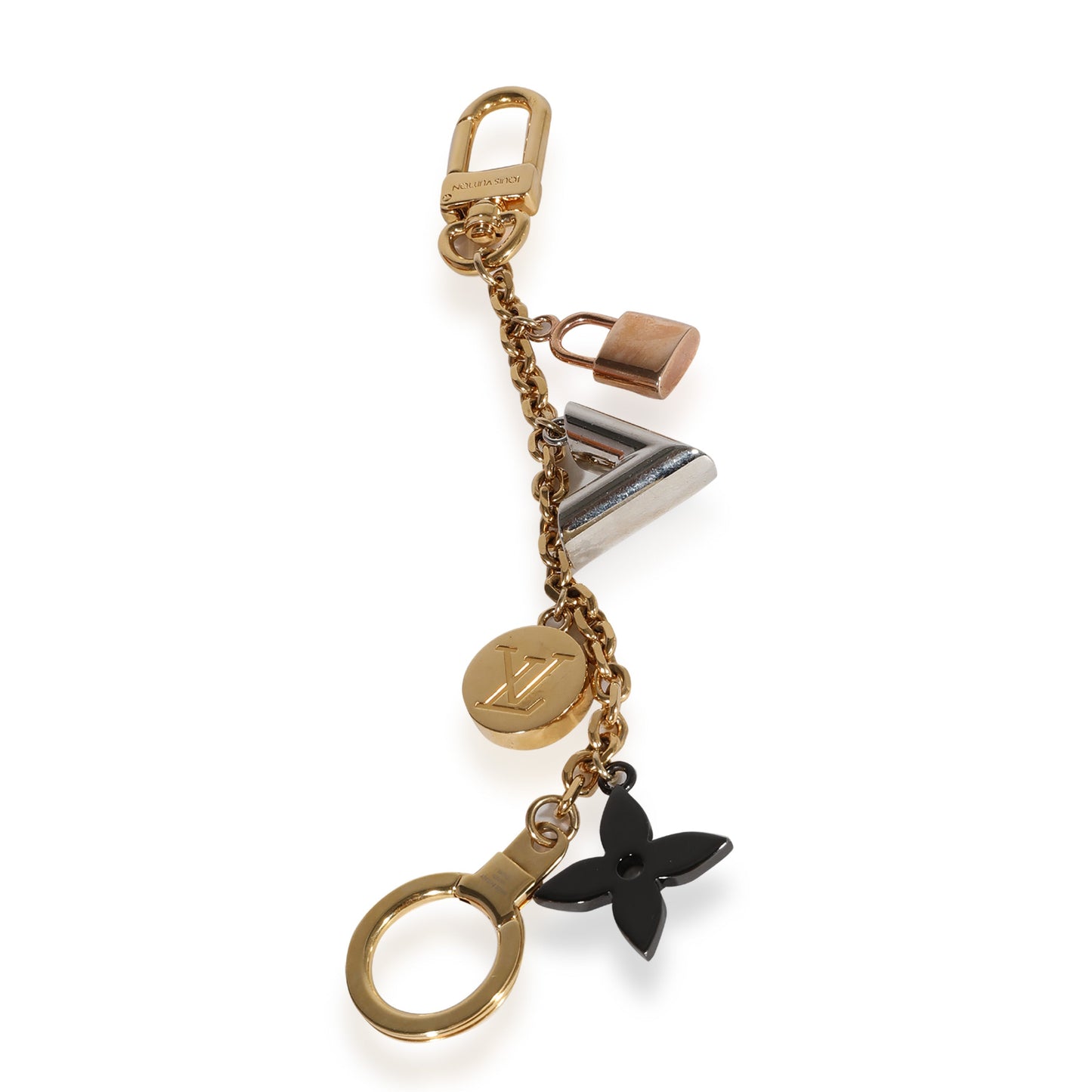 Louis Vuitton Louis Vuitton Tricolor Metal Lock Me Bag Charm