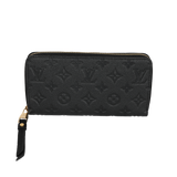 Louis Vuitton Louis Vuitton Black Monogram Empreinte Zippy Wallet