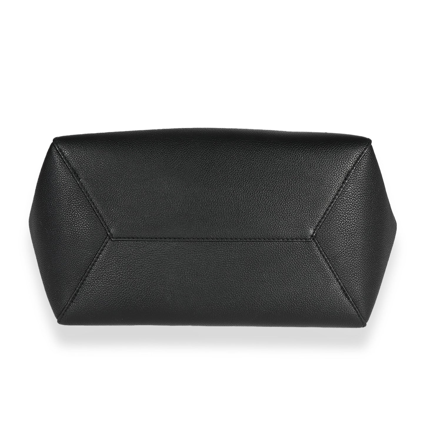 Louis Vuitton Louis Vuitton Black Grained Calfskin Lockme Cabas Tote