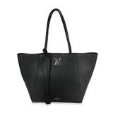 Louis Vuitton Louis Vuitton Black Grained Calfskin Lockme Cabas Tote