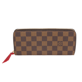 Louis Vuitton Louis Vuitton Damier Ebene & Cherry Clémence Wallet