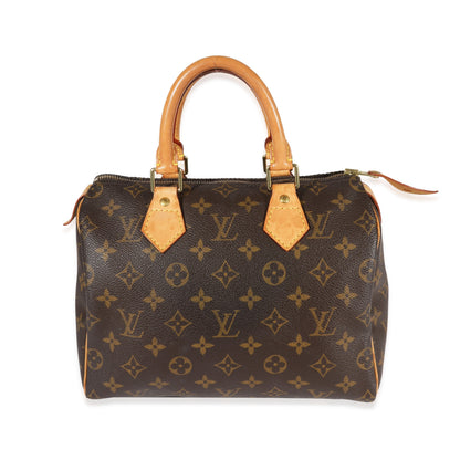 Louis Vuitton Louis Vuitton Monogram Canvas Speedy 25