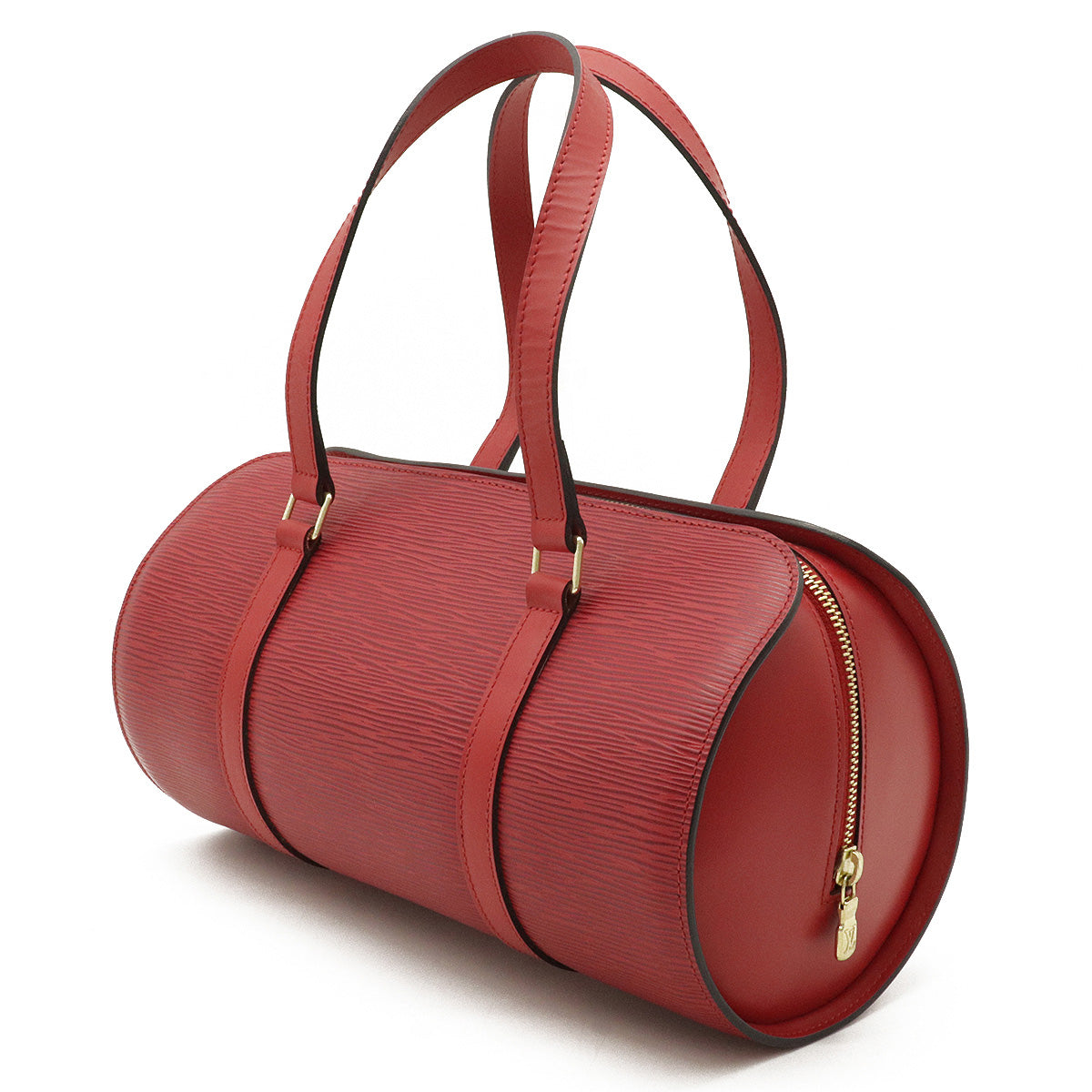 Louis Vuitton Epi Leather Soufflot Handbag Red