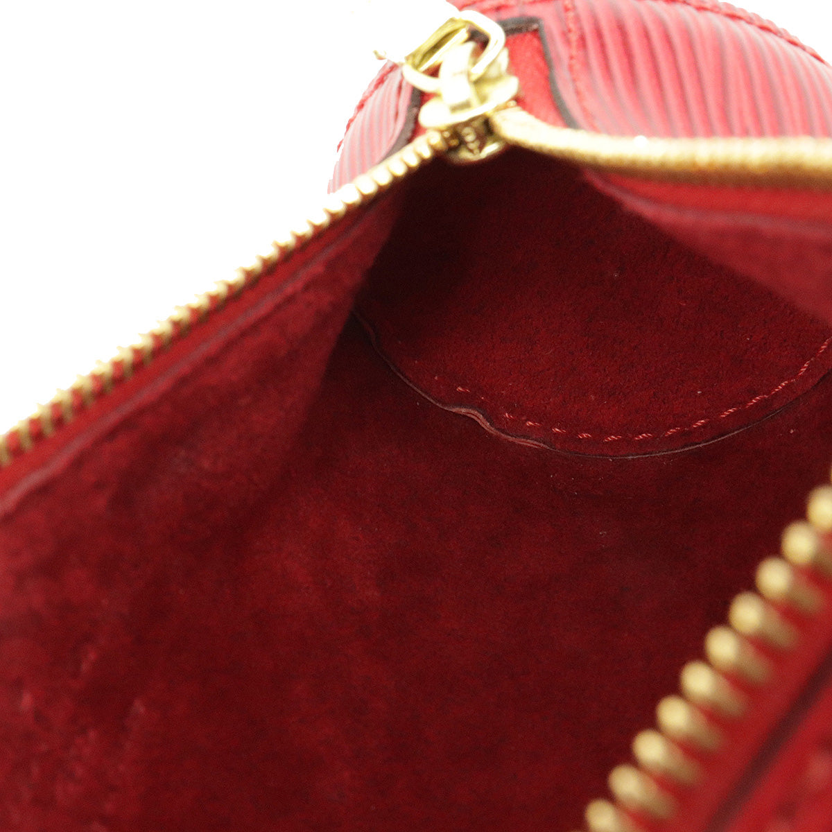 Louis Vuitton Epi Leather Soufflot Handbag Red