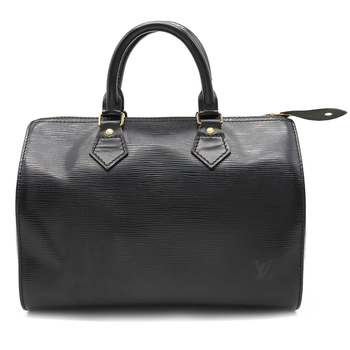 Louis Vuitton Epi Speedy 25 Handbag Mini Boston Bag Black