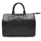 Louis Vuitton Epi Speedy 25 Handbag Mini Boston Bag Black