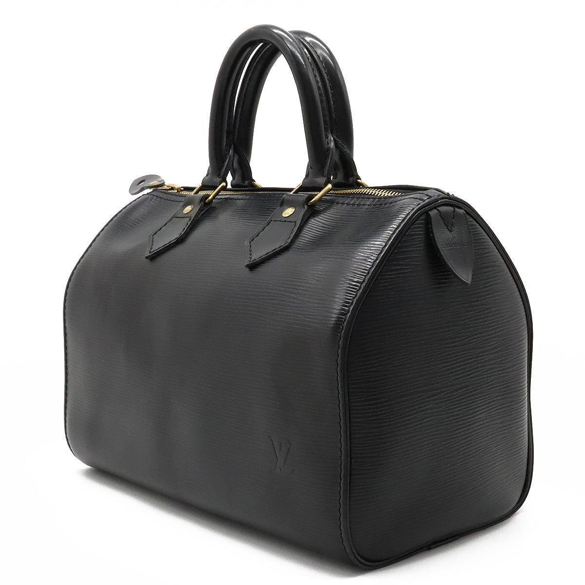 Louis Vuitton Epi Speedy 25 Handbag Mini Boston Bag Black