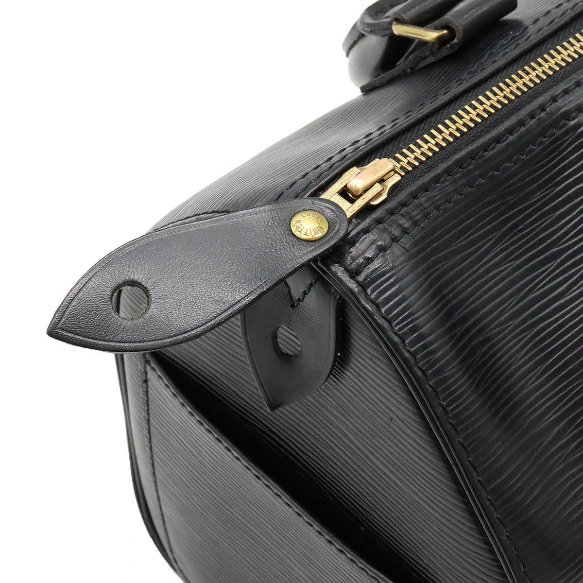 Louis Vuitton Epi Speedy 25 Handbag Mini Boston Bag Black
