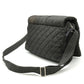 Chanel Denim Quilted Coco Mark Canvas Shoulder Bag