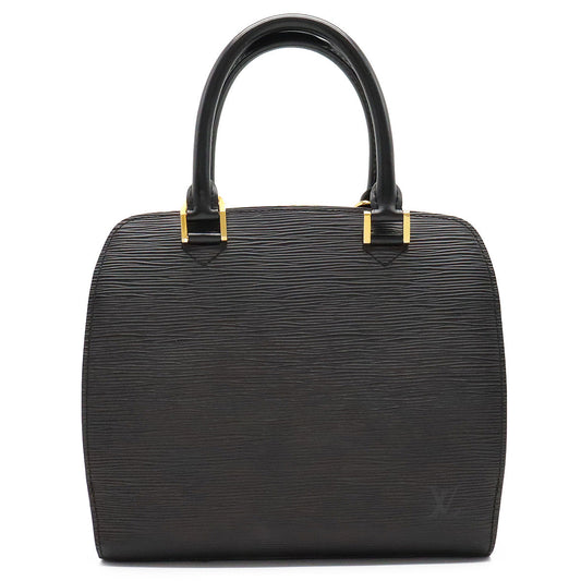 Louis Vuitton Epi Pont Neuf Handbag Leather Noir Black