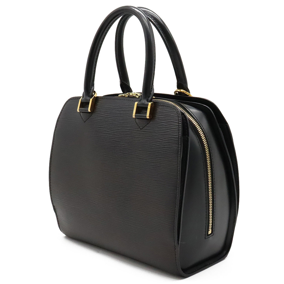 Louis Vuitton Epi Pont Neuf Handbag Leather Noir Black