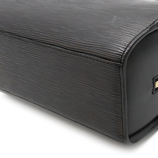 Louis Vuitton Epi Pont Neuf Handbag Leather Noir Black