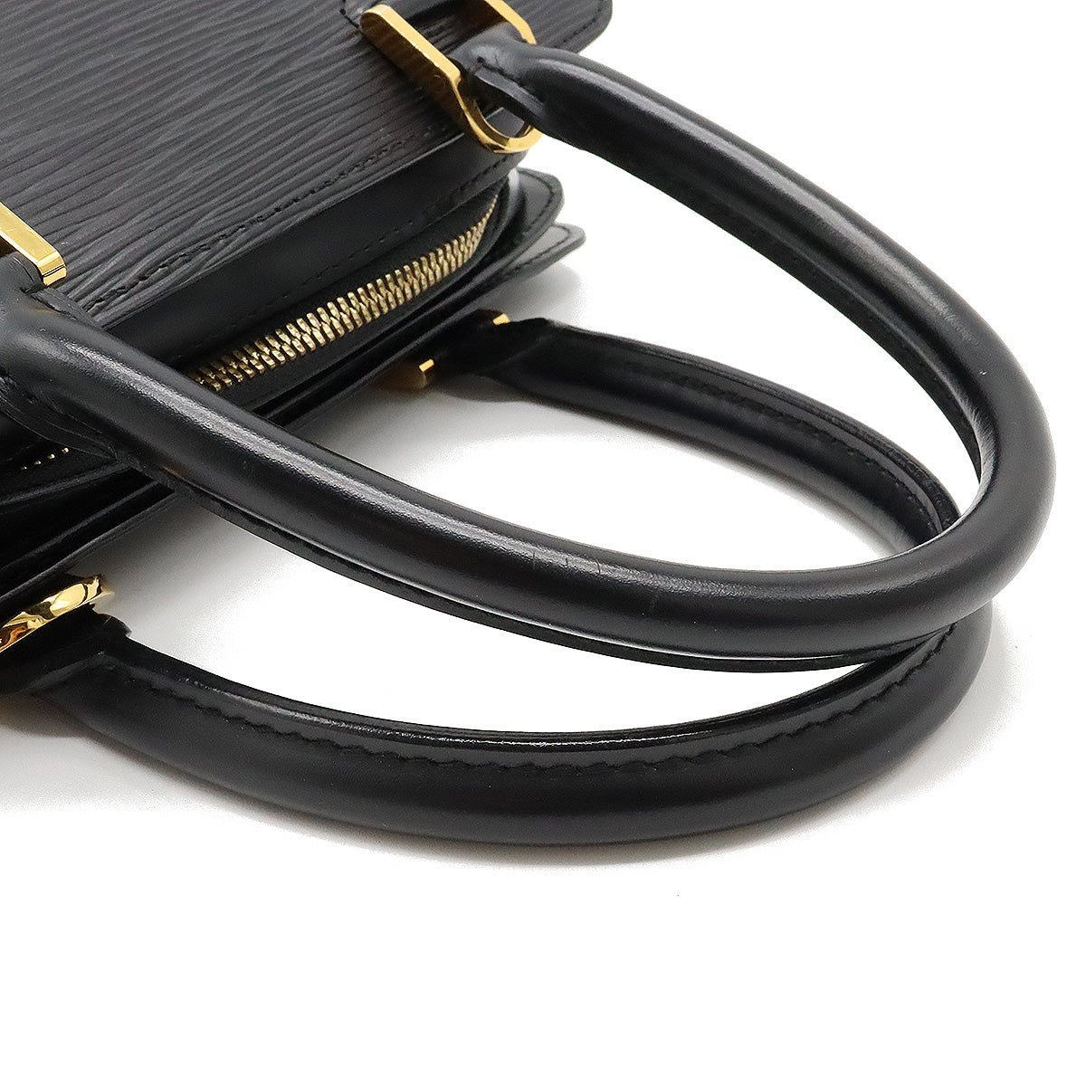 Louis Vuitton Epi Pont Neuf Handbag Leather Noir Black