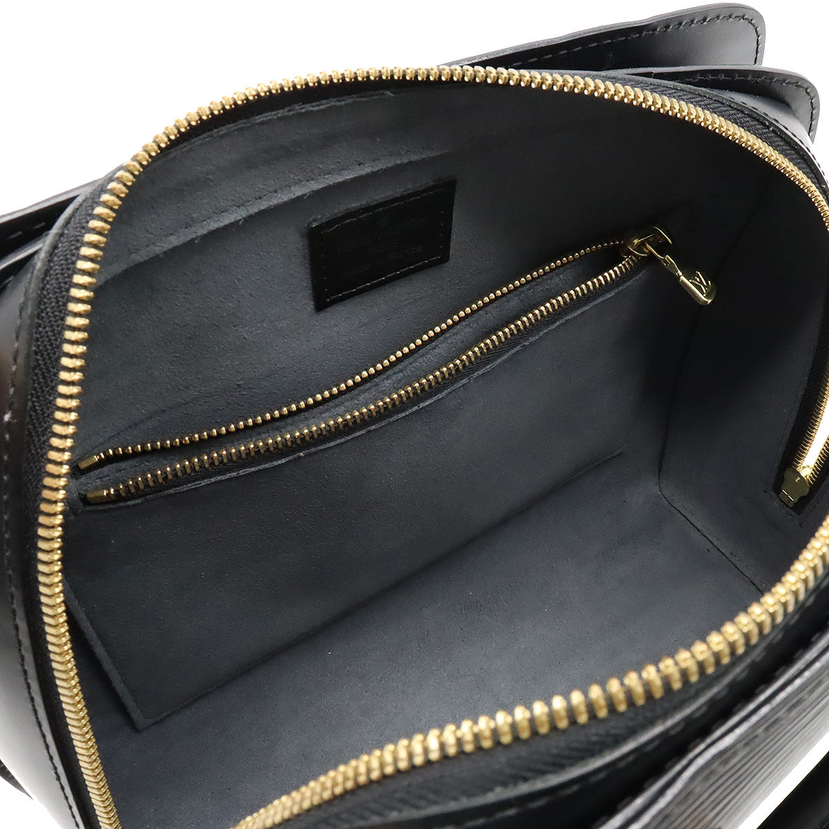 Louis Vuitton Epi Pont Neuf Handbag Leather Noir Black